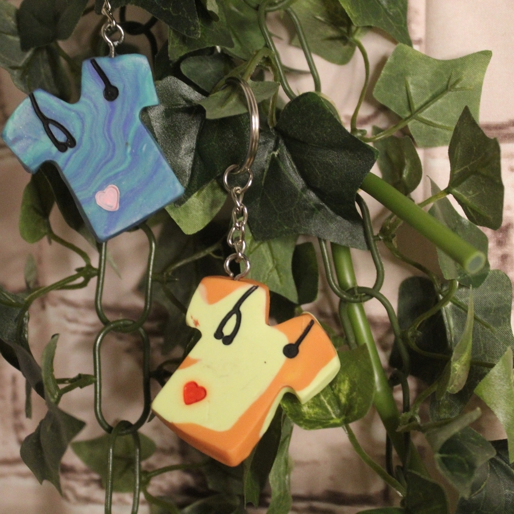Scrub Keycharms - Picture 2 of 2
